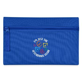 I'm Just The Attendance Clerk - Federtasche - Royalblau - Vorne