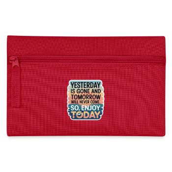 GONE AND TOMORROW - Pencil Case - red - Front
