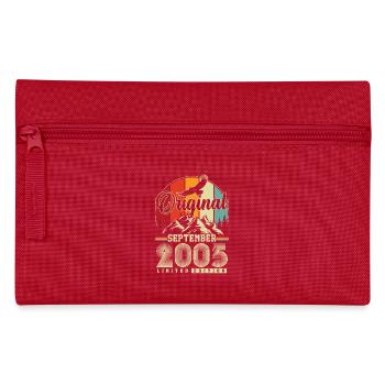Original September 2005 Year Birthday - Pencil Case - red - Front