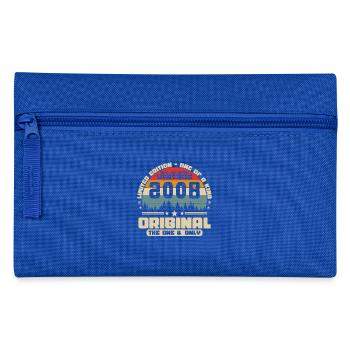 2008 Vintage Retro Birthday Gift - Pencil Case - royal blue - Front