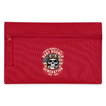 Pilote de crâne de baby-boomer 1948-1964 - Trousse - rouge - Devant