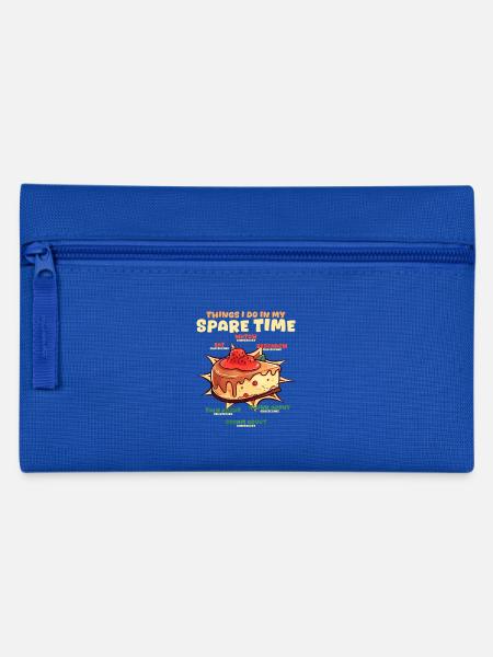 Kuchen käsekuchen - Federtasche - Royalblau