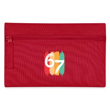 Six Seven Kids Meme 6 7 - Trousse - rouge - Devant