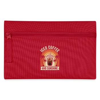 Iced coffee and sunshine - Pencil Case - red - Front