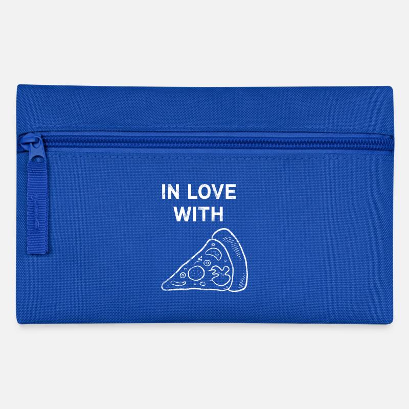 Pizza Love Love Cadeau - Trousse - bleu royal