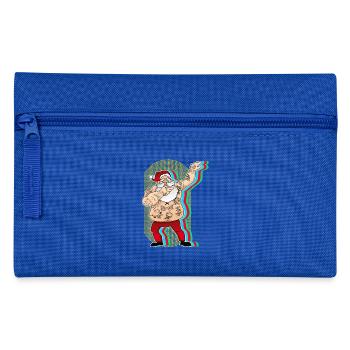 Dab Santa Geschenk Weihnachten Christmas Dabb - Federtasche - Royalblau - Vorne