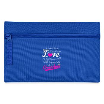 Combien d'amour - Trousse - bleu royal - Devant