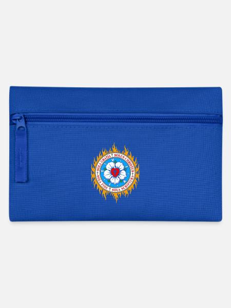 Brennen für die Ideen der Reformation - Federtasche - Royalblau