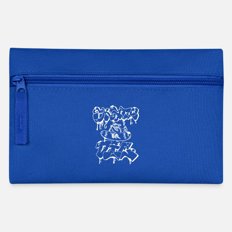 Schlittschuh oder stirb weiß - Federtasche - Royalblau