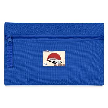 Japanische Autos, klassische Auto, oldtimer - Federtasche - Royalblau - Vorne
