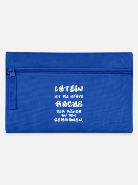 Latin textile - Pencil Case - royal blue