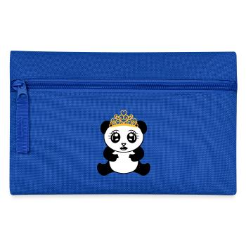 femme fille princesse couronne reine belle - Trousse - bleu royal - Devant