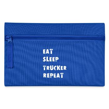 Truck Trucker - Pencil Case - royal blue - Front