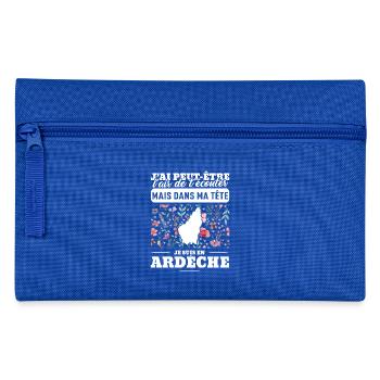ardèche définition France - Trousse - bleu royal - Devant