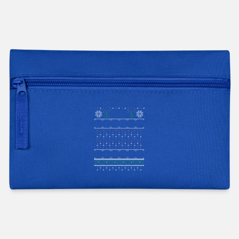 weihnachtlich - Federtasche - Royalblau