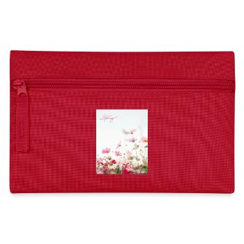Fleurs printanières - Trousse - rouge - Devant