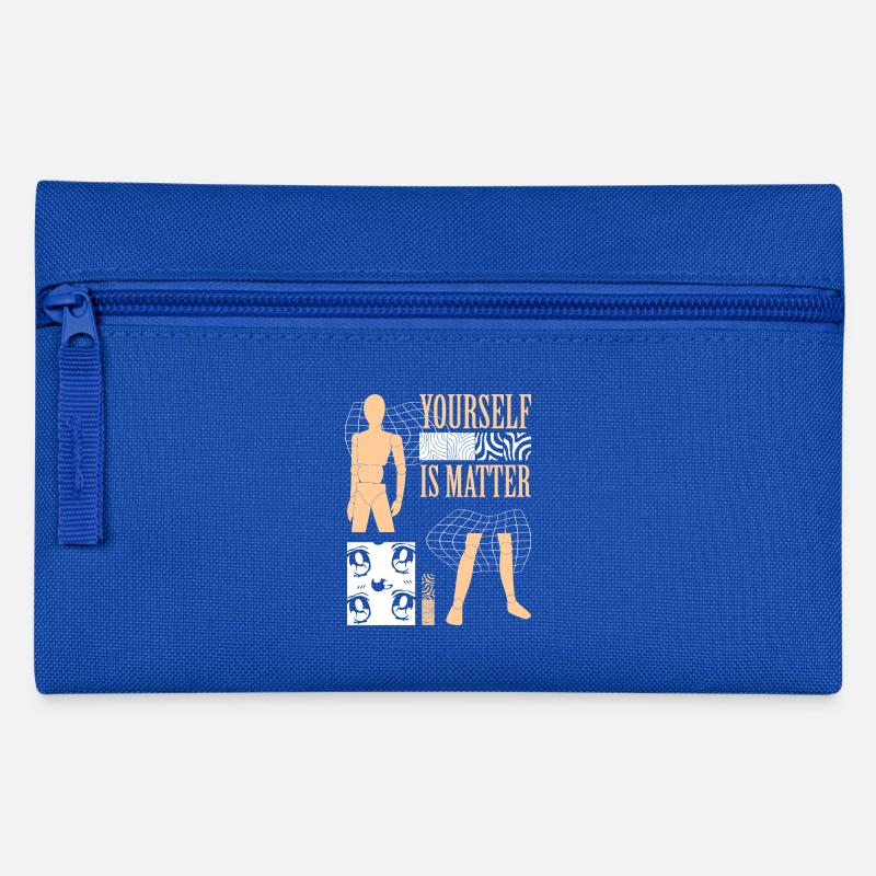 Yourself is Matter - Federtasche - Royalblau