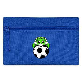 tortue ballon de football joueur club fan hobby - Trousse - bleu royal - Devant