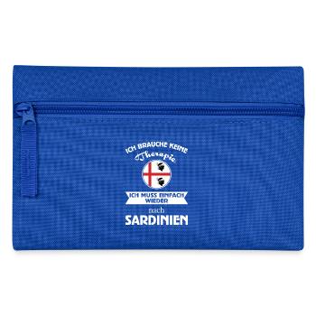 KeineTherapie - Sardinien - Federtasche - Royalblau - Vorne