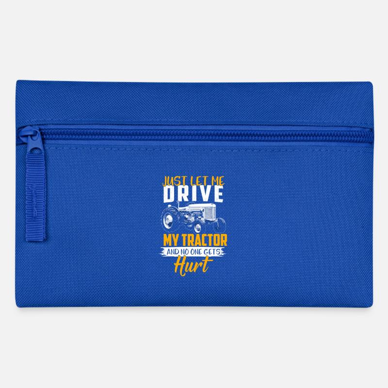 Farmer just let me drive my tractor - Federtasche - Royalblau