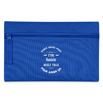 assez douée Maraîchère cadeau - Trousse - bleu royal - Devant