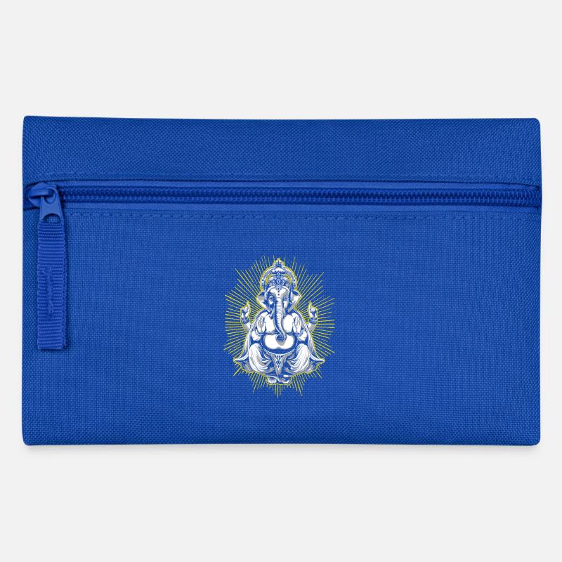 Spirituell Religion Ganesha Elefant - Federtasche - Royalblau