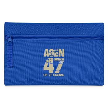 France Aquitaine Lot et Garonne 47 Agen - Trousse - bleu royal - Devant