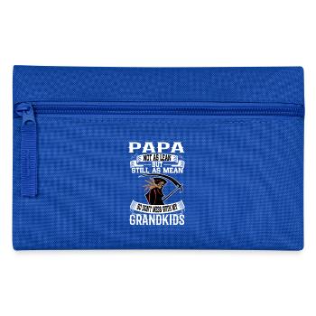 Papa - Pencil Case - royal blue - Front