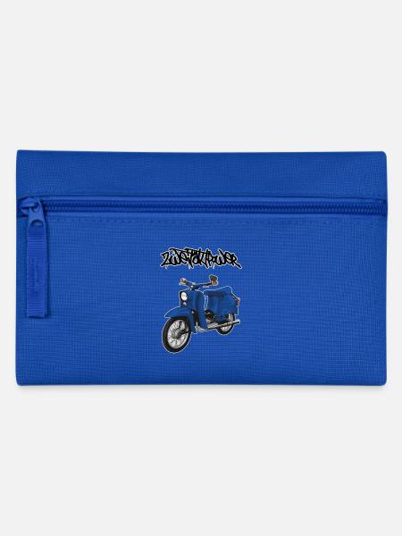 Schwalbe (blau) // Illustration - Federtasche - Royalblau