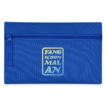 Lustige Sprüche. Fang schon mal an - Federtasche - Royalblau - Vorne