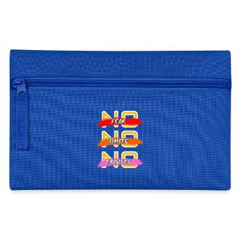 No fear no limits no excuses - Pencil Case - royal blue - Front