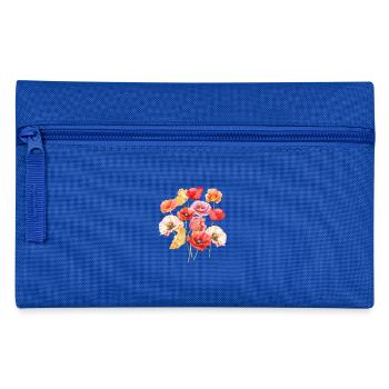 Wild poppies / Colourful, like summer - Pencil Case - royal blue - Front