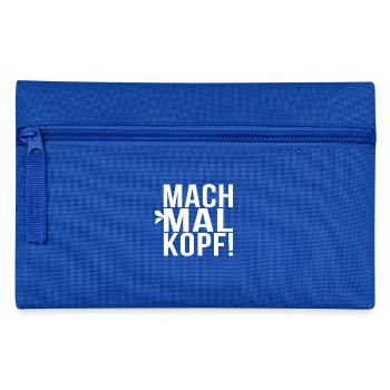 Shisha - Mach mal Kopf - Federtasche - Royalblau - Vorne
