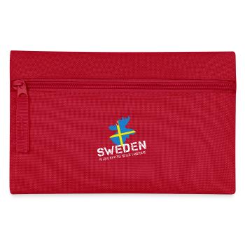 Sweden Sverige Schwede - Federtasche - Rot - Vorne