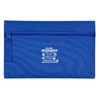 Erzieherin - Federtasche - Royalblau - Vorne