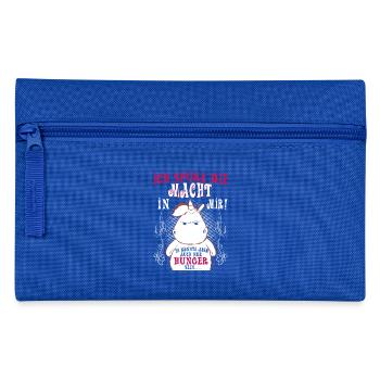Einhorn / Unicorn - Federtasche - Royalblau - Vorne