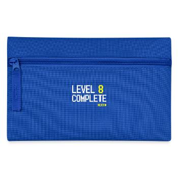 Level 8 Complete Next - Pencil Case - royal blue - Front