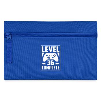 Level 36 Complete - Pencil Case - royal blue - Front