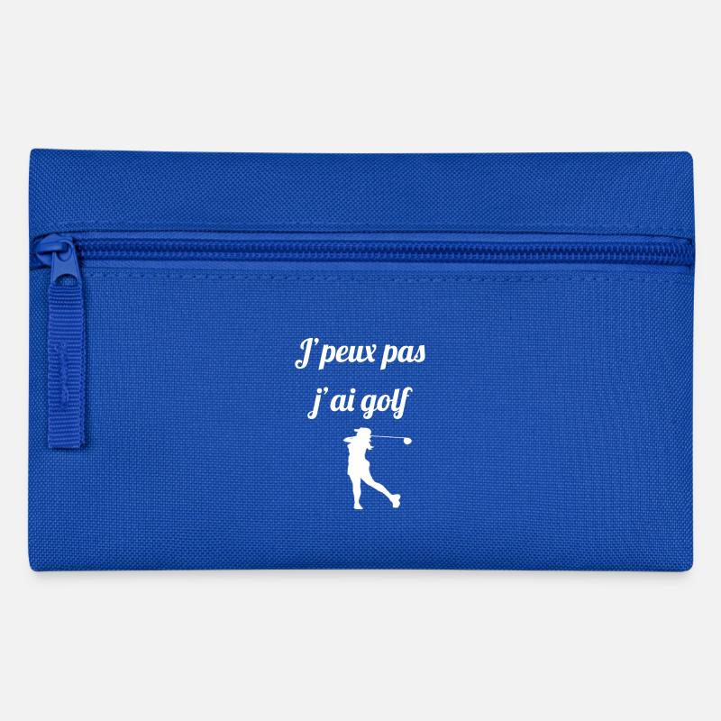 j'peux pas j'ai golf - Trousse - bleu royal