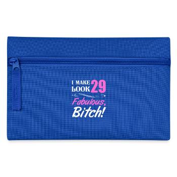 Ich mache 29 toll aussehen - Federtasche - Royalblau - Vorne