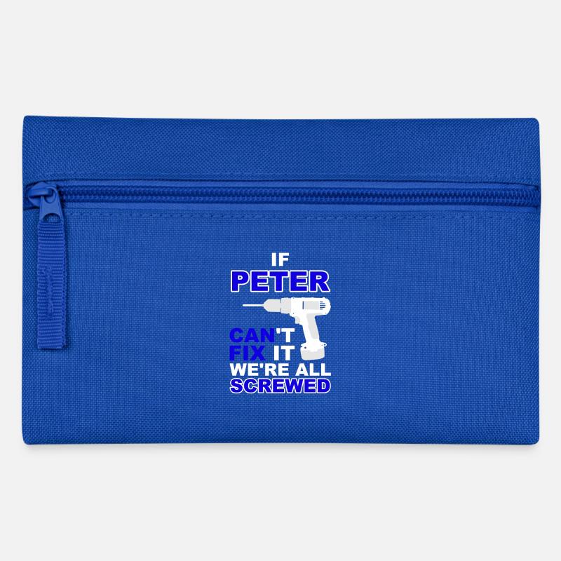 Peter Geburtstag Geschenk Idee Love T-Shirt Spaß - Federtasche - Royalblau
