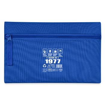Jahrgang 1977 - Federtasche - Royalblau - Vorne