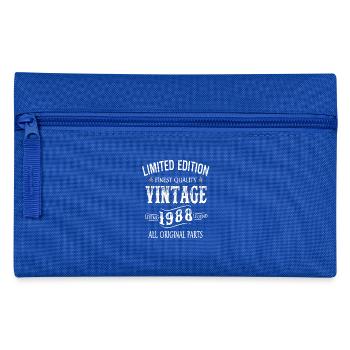 Limited Edition Made In 1988 Vintage Original - Pencil Case - royal blue - Front