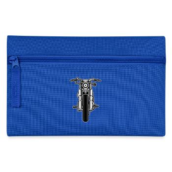 Moto / moto 03_schwarz blanc - Trousse - bleu royal - Devant