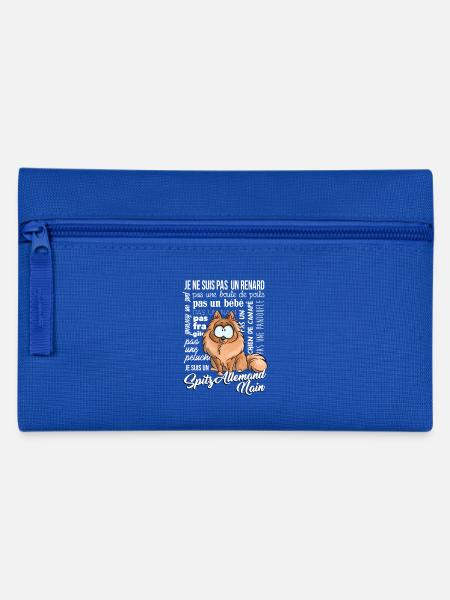 I'm German Spitz White Dwarf - Pencil Case - royal blue