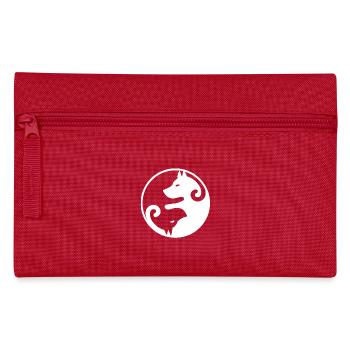Yin and Yang Dogs Geschenk - Federtasche - Rot - Vorne