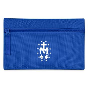 Wundersame Medaille - Federtasche - Royalblau - Vorne