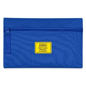 alcohol - Pencil Case - royal blue - Front