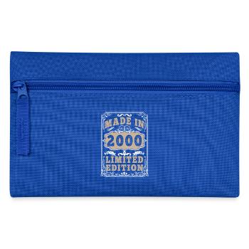 Original 2000 Vintage Vintage Retro Birthday - Pencil Case - royal blue - Front