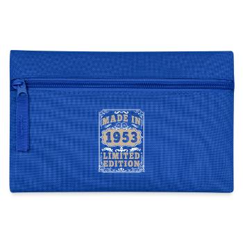 Original 1953 Vintage Vintage Retro Birthday - Pencil Case - royal blue - Front